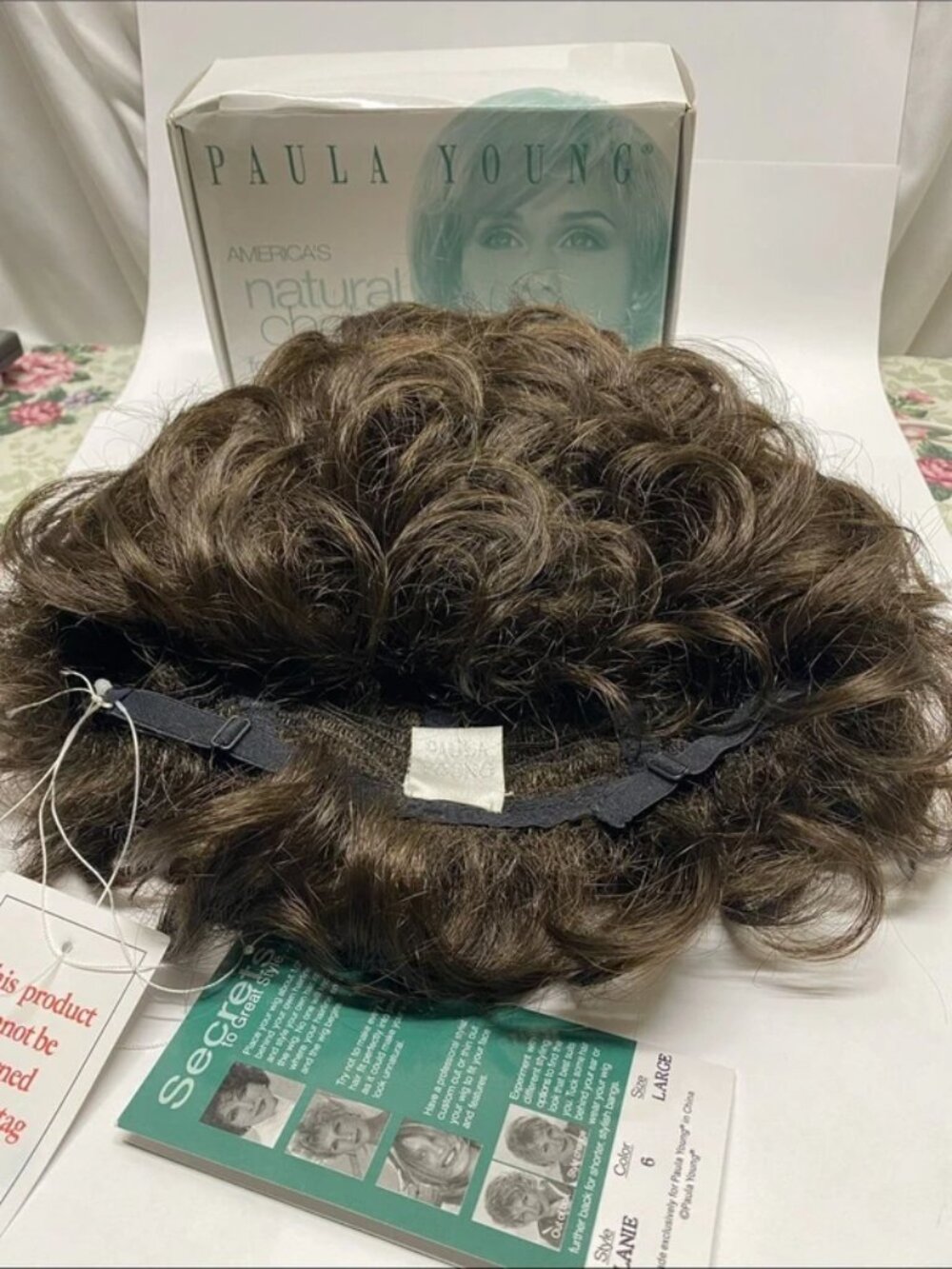 Paula young short curl wig Melanie -LRG 8 new open box dark brown